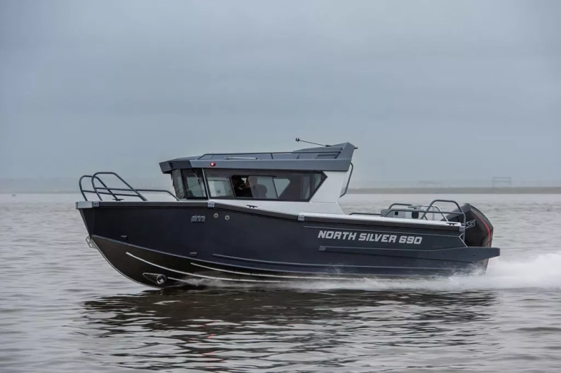 NorthSilver 690 Cabin на катере — пример установки, Рыбанутые.РФ