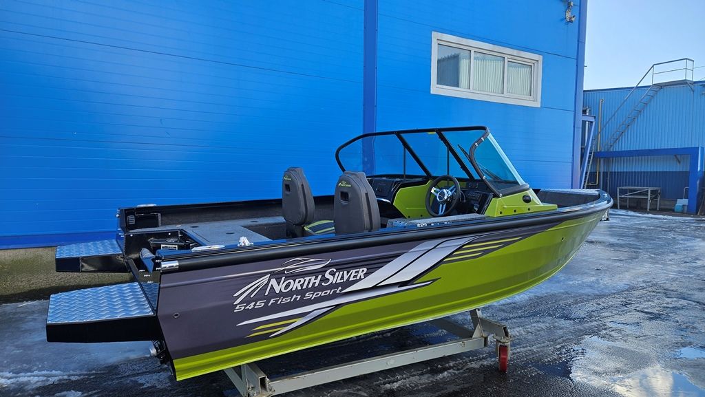 NorthSilver 545 Fish Sport v.2 на катере — пример установки, Рыбанутые.РФ