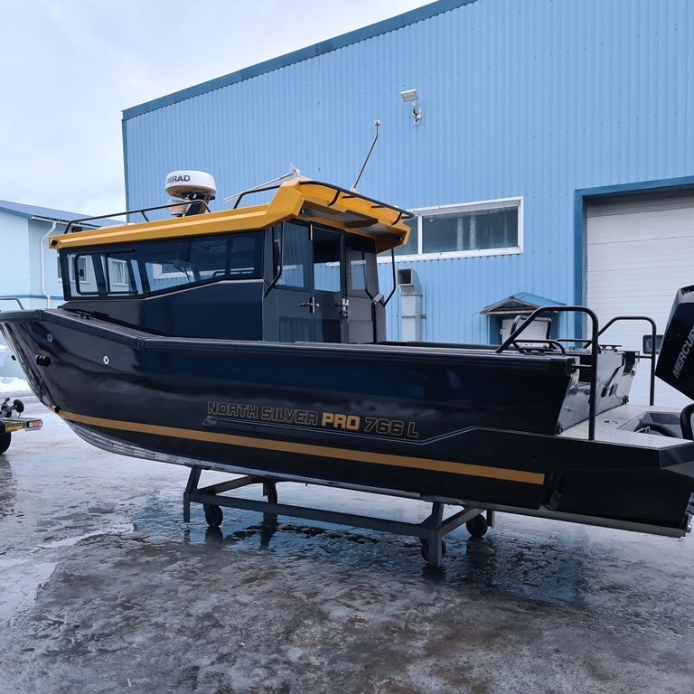 NorthSilver 766 L на катере — пример установки, Рыбанутые.РФ