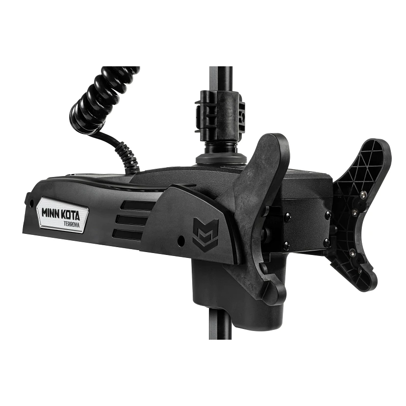 Minn Kota Riptide Terrova QUEST 90/115 lb. Thrust, 87" Shaft, Wireless Remote, Black на катере — пример установки, Рыбанутые.РФ