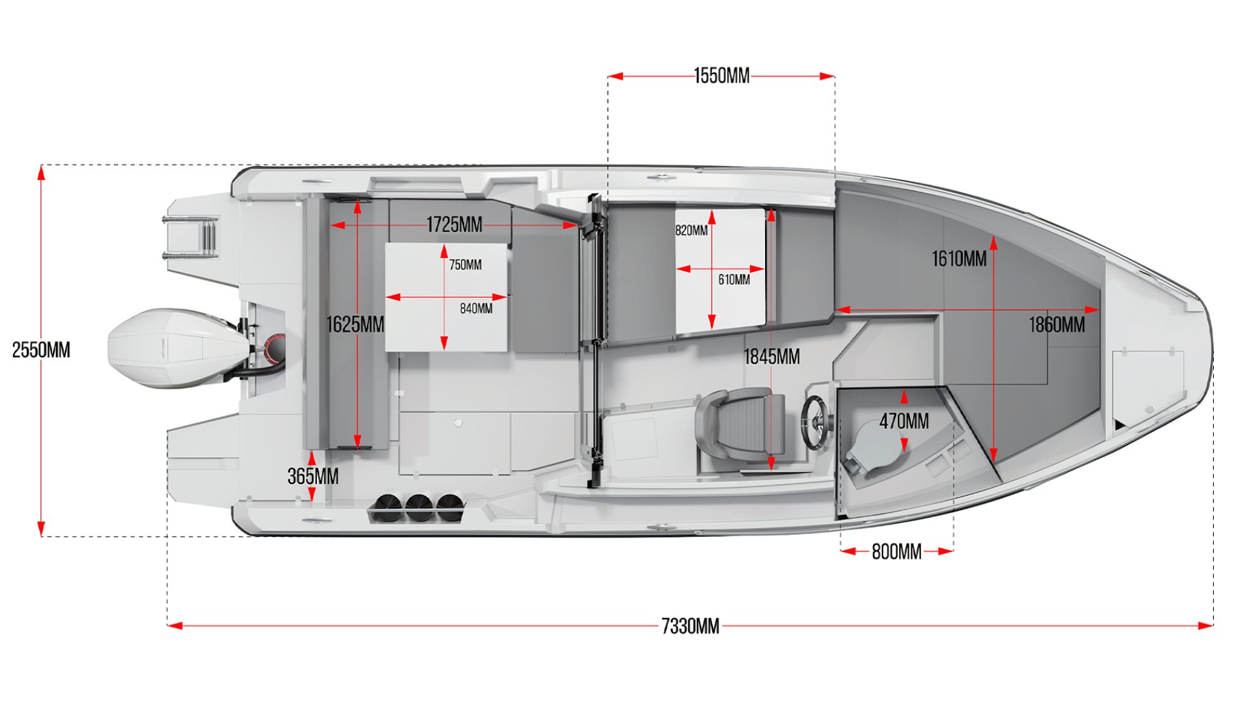 Victory 737 Cabin