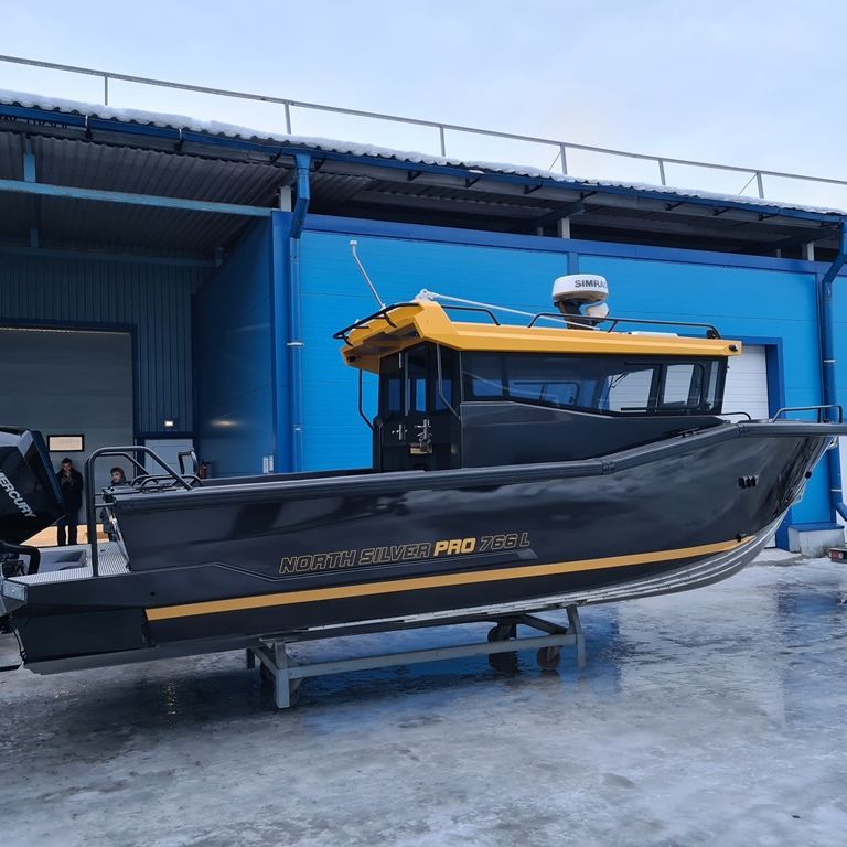 NorthSilver 766 L на катере — пример установки, Рыбанутые.РФ