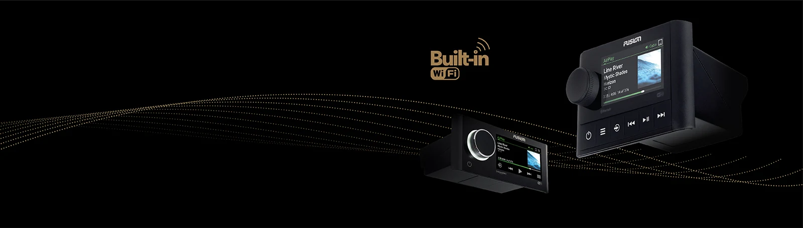 Fusion Apollo™ MS-SRX400 Marine Head Unit