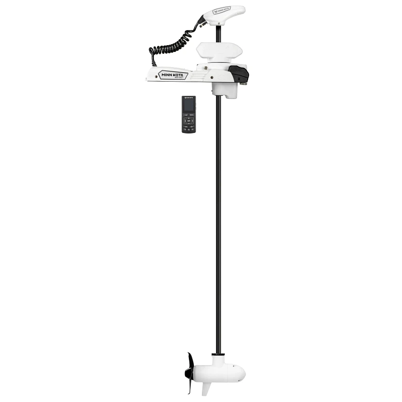 Minn Kota Riptide Instinct QUEST 90/115 lb. Thrust, 87" Shaft, Wireless Remote, White на катере — пример установки, Рыбанутые.РФ