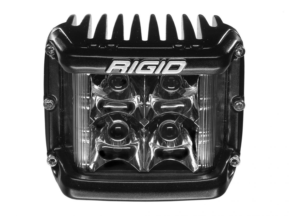 RIGID D-SS Серия PRO (7 светодиодов) Дальний свет (пара) на катере — пример установки, Рыбанутые.РФ