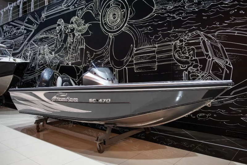 NorthSilver 470 SC на катере — пример установки, Рыбанутые.РФ