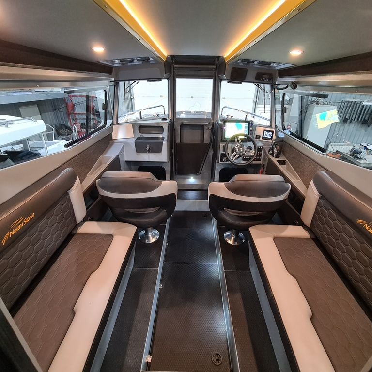 NorthSilver 766 L на катере — пример установки, Рыбанутые.РФ