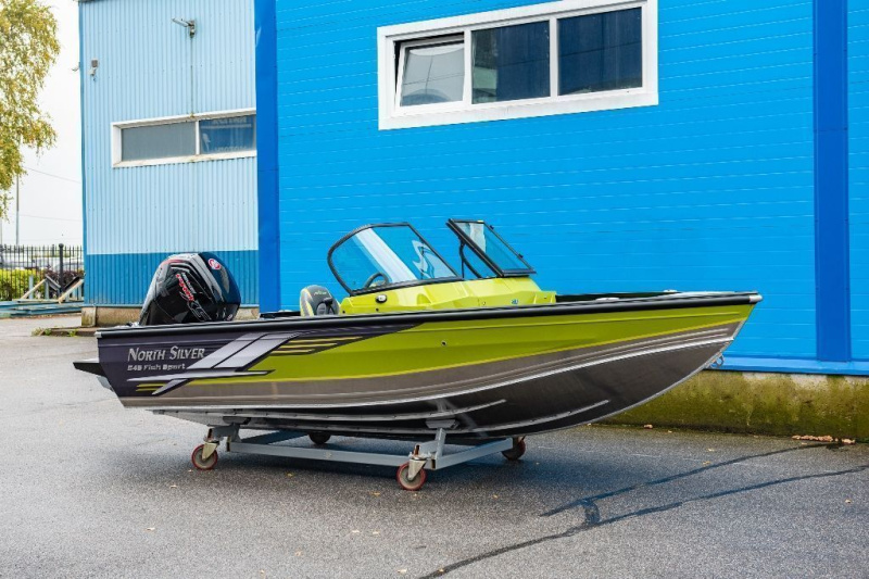 NorthSilver 545 Fish Sport на катере — пример установки, Рыбанутые.РФ