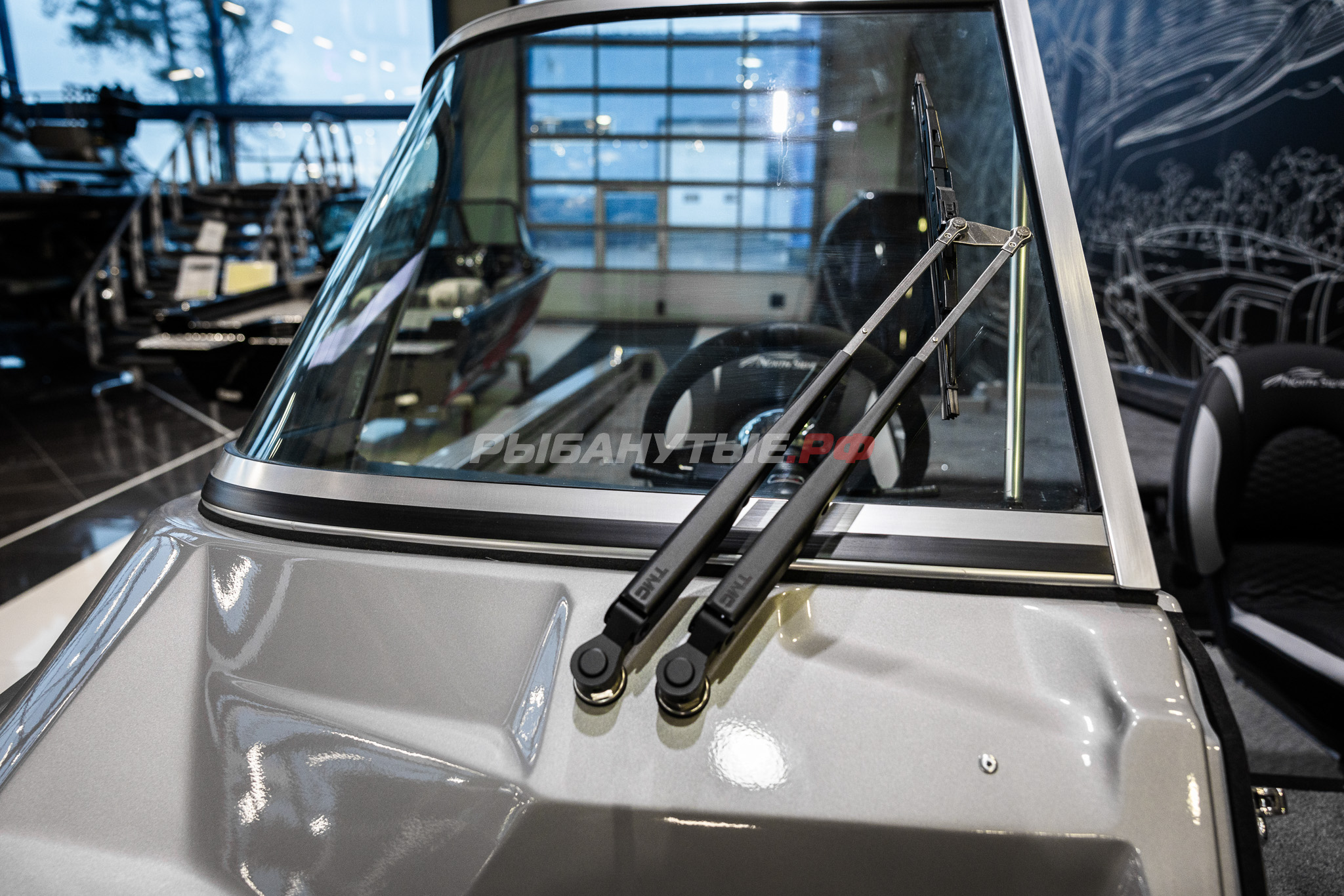 NorthSilver 650M Fish Sport на катере — пример установки, Рыбанутые.РФ