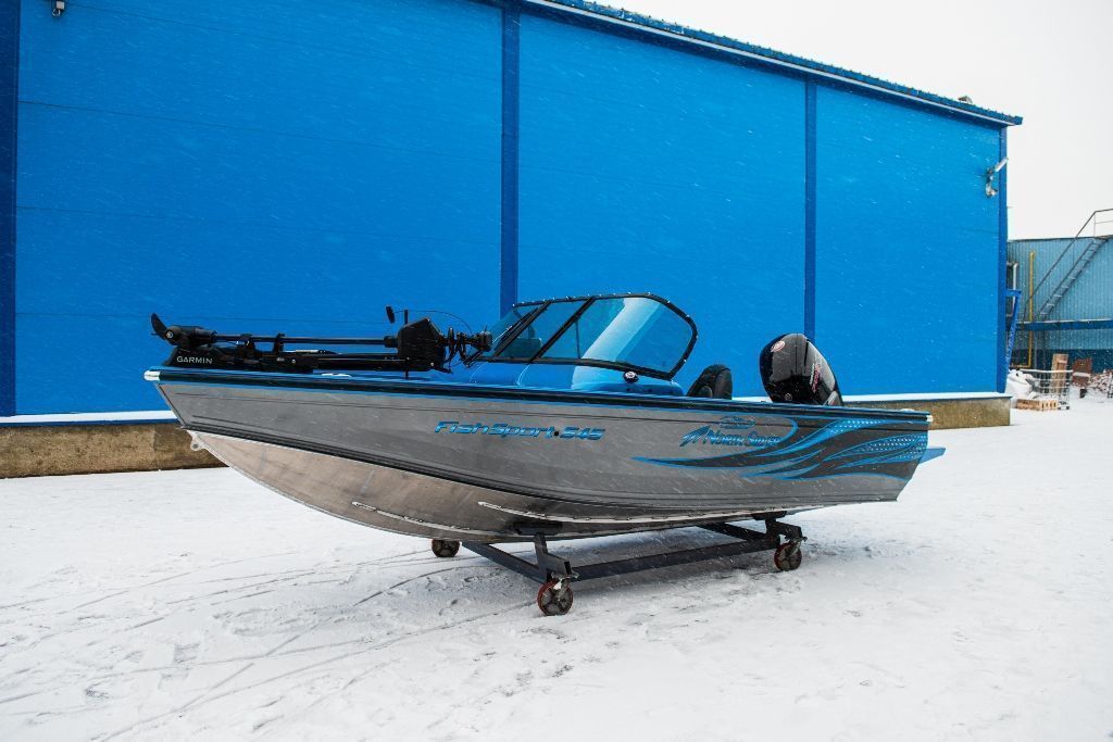 NorthSilver 545 Fish Sport на катере — пример установки, Рыбанутые.РФ