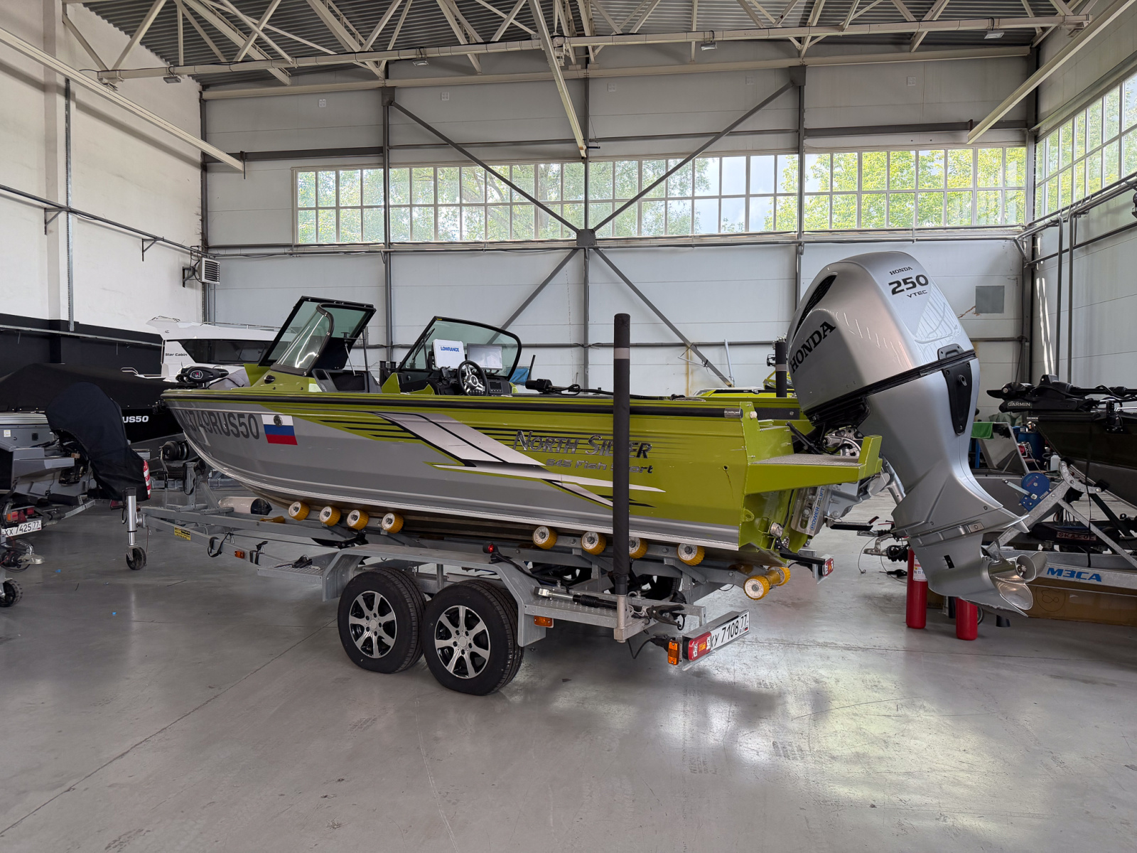 Лодка NorthSilver 645 Fish Sport + Honda BF 250 + прицеп