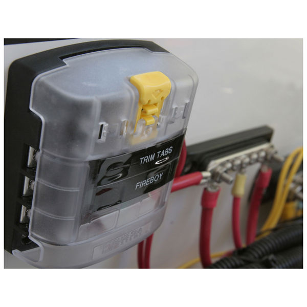 Блок предохранителей ATO/ATC Blue Sea ST-Blade 5028 32 В 30/100 А на 6 предохранителей с крышкой