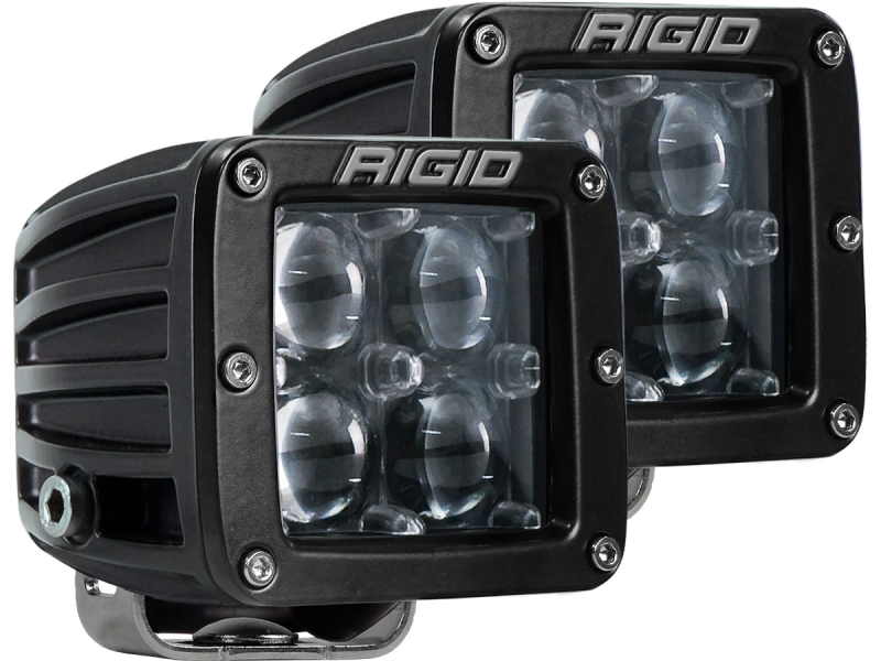 RIGID D-серия PRO (4 светодиода) — Сверхдальний свет (пара) на катере — пример установки, Рыбанутые.РФ