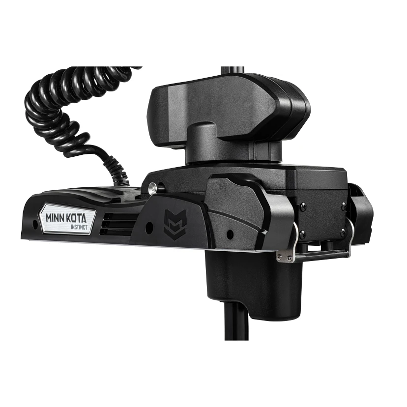 Minn Kota Riptide Instinct QUEST 90/115 lb. Thrust, 60" Shaft, Wireless Remote, Black на катере — пример установки, Рыбанутые.РФ